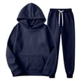 thumbnail image 6 of HAiming Womens Sweatsuits Sets 2 Piece Outfits Long Sleeve Hooded Sweatshirts Sweatpants Workout Clothes with Pockets, 6 of 7