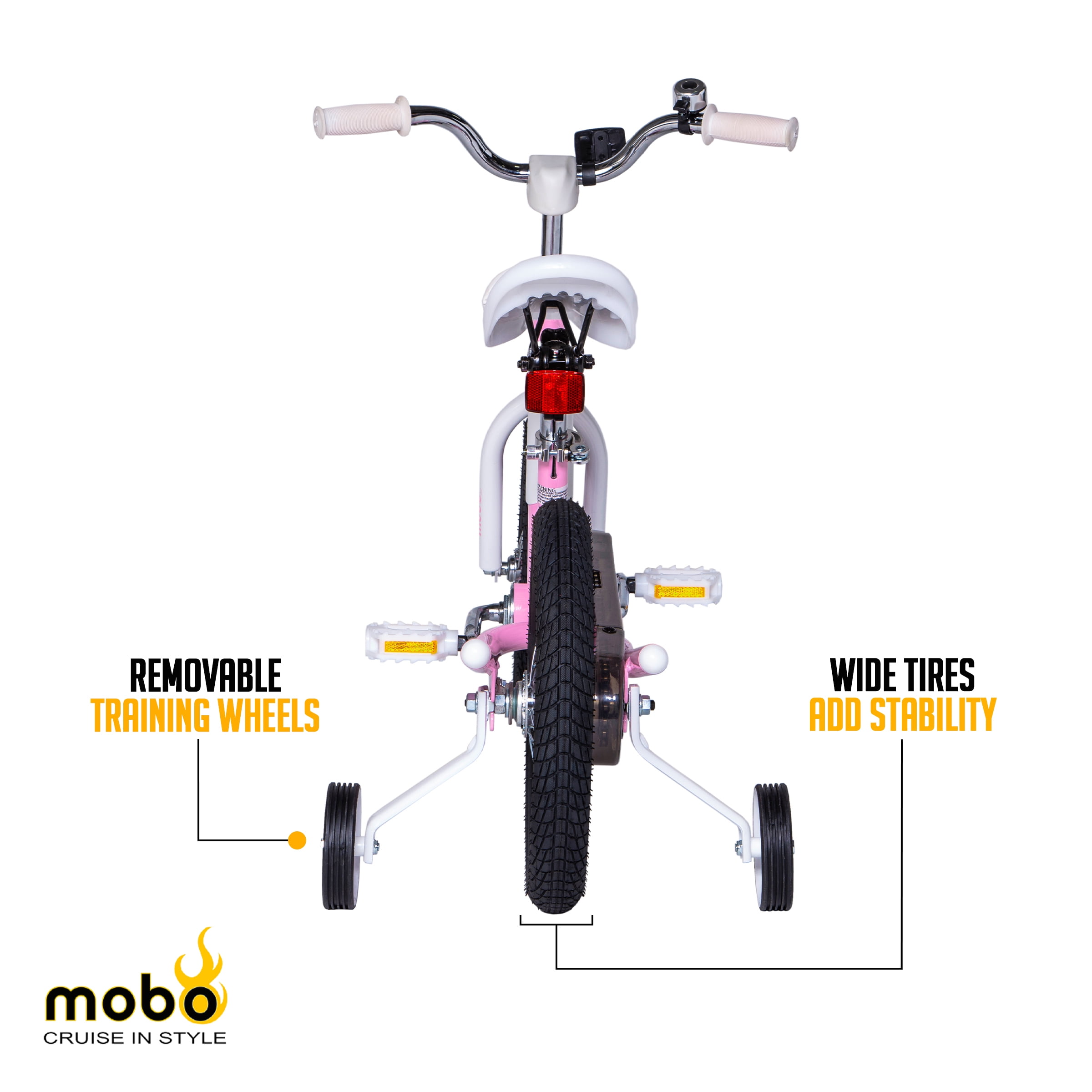 Mobo First 14in. Girl's Bike, Pink, Kids