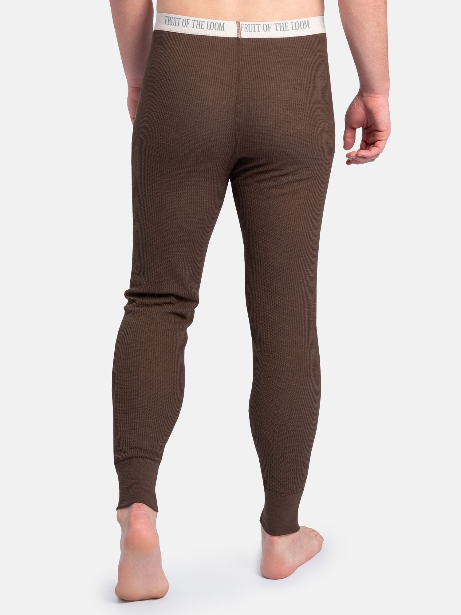 Fruit of the Loom Men's Slub Waffle Thermal Underwear Bottom, Sizes S-5XL