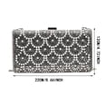 thumbnail image 2 of Fashion Party Evening Pearl Clutch Purses for Women and Girls - Stylish Cosmetic Bag for and Events, 2 of 7