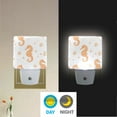thumbnail image 2 of Yayeee LED Plug in Night Light for The Home with Auto Dusk to Dawn Light Sensors, 2 Pack, White Seahorse, 2 of 6