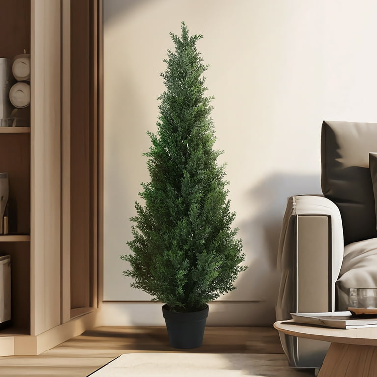 Potted fake christmas tree outlet
