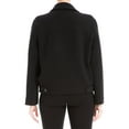 thumbnail image 2 of Max Studio womens  Ribbed Jacket, s, Black, 2 of 3
