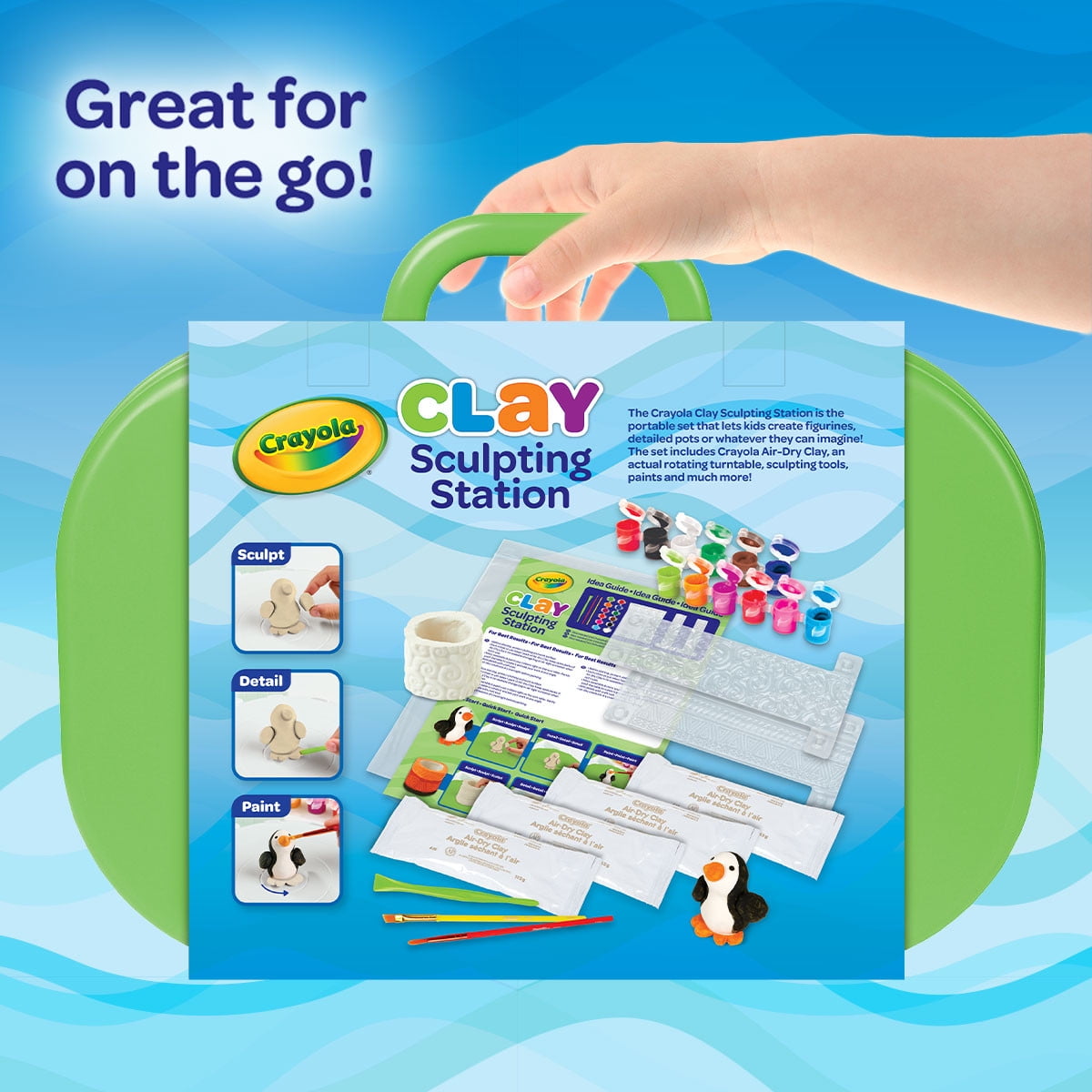 Crayola Clay Sculpting Station, Art Set, Creative Toys, Gift for Kids, Unisex Child Ages 6+
