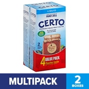 (5 pack) Certo Premium Liquid Fruit Pectin for Homemade Jams and Jellies, Canning Pectin for Cooked and Freezer Preserves, 6 fl oz Pouches, 4-Count Value Pack