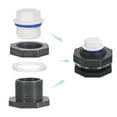 thumbnail image 4 of Unique Bargains G3/4 Fil PVC Adaptateur de Réservoir de Cloison avec Raccord PPR Blanc 1 Set, 4 of 5