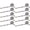 Cam Buckle 2" x 16', Grey, variant on "TEN 2"" x 16' E Track Strap, Durable Cam Buckle Cargo TieDown, Heavy Duty Grey Polyester Tie-Down Cam Strap, ETrack Spring Fittings, Tie Down Motorcycles, Trailer Loads, by DC Cargo Mall"