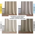 thumbnail image 2 of HPD Half Price Drapes Basic Deluxe Velvet Room Darkening Curtains 2 Panels Set - Grommet Curtains 84 Inches Long Window Curtains for Living Room & Curtains for Bedroom, 50W x 84L, Light Ivory, 2 of 11