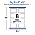 thumbnail image 6 of Avery 2" x 3" Tags, Gold Double-Dipped Edge, 80 ct, 6 of 11