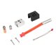 thumbnail image 3 of Hot End Extruder Nozzle Kit Heat Resistant Nickel Copper Plated Stable 3D Printer Extruder Hotend Kit for Replacement, 3 of 5