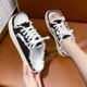 thumbnail image 2 of Zapatillas planas de lona para mujer, nuevos zapatos cómodos informales con cordones para mujer, zapatillas de plataforma a la moda para mujer, zapatillas deportivas para mujer 37 Gao Jinjia LED, 2 of 2