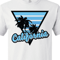 thumbnail image 4 of Inktastic California with Triangle and Palm Trees in Blue T-Shirt, 4 of 5