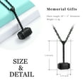 thumbnail image 2 of Norse Viking Thor's Hammer Cremation Jewelry Urn Necklace for Ashes Holder for Women Men Stainless Steel Keepsake Memorial Pendant Jewelry for Ashes, 2 of 6