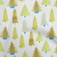 thumbnail image 1 of oneOone Cotton Poplin Olive Green Fabric Tree Craft Projects Decor Fabric Printed By The Yard 42 Inch Wide, 1 of 6