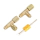 thumbnail image 4 of Adaptador de Tee de Núcle de Válvulas de 1/4 Pulgadas, Adaptador de Camada de Latón Duradero 1/4Sae Interfaz Wearream Mejor Efecto de Fluoruro para Medidor de vacío, 4 of 7