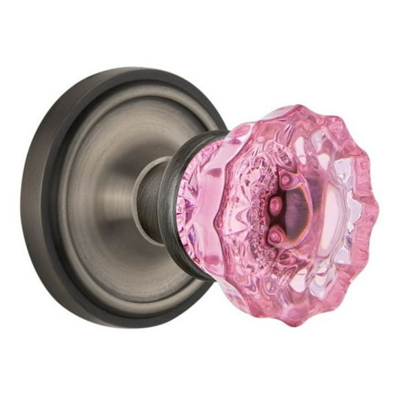 Nostalgic Warehouse Clacrp_Mrt_214_Kh Classic Solid Brass Rose Vintage Retrofit Entry Door