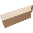 thumbnail image 6 of Ekena Millwork 4"W x 4"H x 16"L Burlington Woodgrain TimberThane Rafter Tail, Primed Tan, 6 of 6