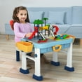thumbnail image 2 of Mesa bloques Costway 6 en 1 set actividad 3 alturas regulables para niños +3 años, 2 of 3