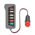 thumbnail image 1 of Car Battery Tester 6 LED Lights Display Overload Checker 12V Battery Voltage Tester, 1 of 6