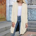 thumbnail image 2 of Women's Zip Up Hoodies Oversized Fleece Long Sweatshirts Casual Long Sleeve Hoodie Jacket Coat, 2 of 8