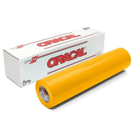 Medium Rolo - Oracal 651 Glossy Vinyl Rolls - Medium Yellow