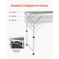 thumbnail image 4 of Mesa de cocina para acampar VEVOR, plegable, para cocinar al aire libre, azul, 4 of 9
