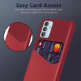 thumbnail image 3 of For Samsung Galaxy F23 5G Cloth Texture PC + PU Leather Back Cover Case with Card Slot, 3 of 4