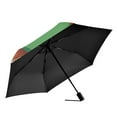 thumbnail image 2 of FORMRS Travel Umbrella Folding Auto Open Close Windproof Rain UV Protection, American Footballs, 2 of 8