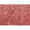 thumbnail image 1 of Ahgly Company Machine Washable Indoor Rectangle Abstract Red Modern Area Rugs, 5' x 7', 1 of 4