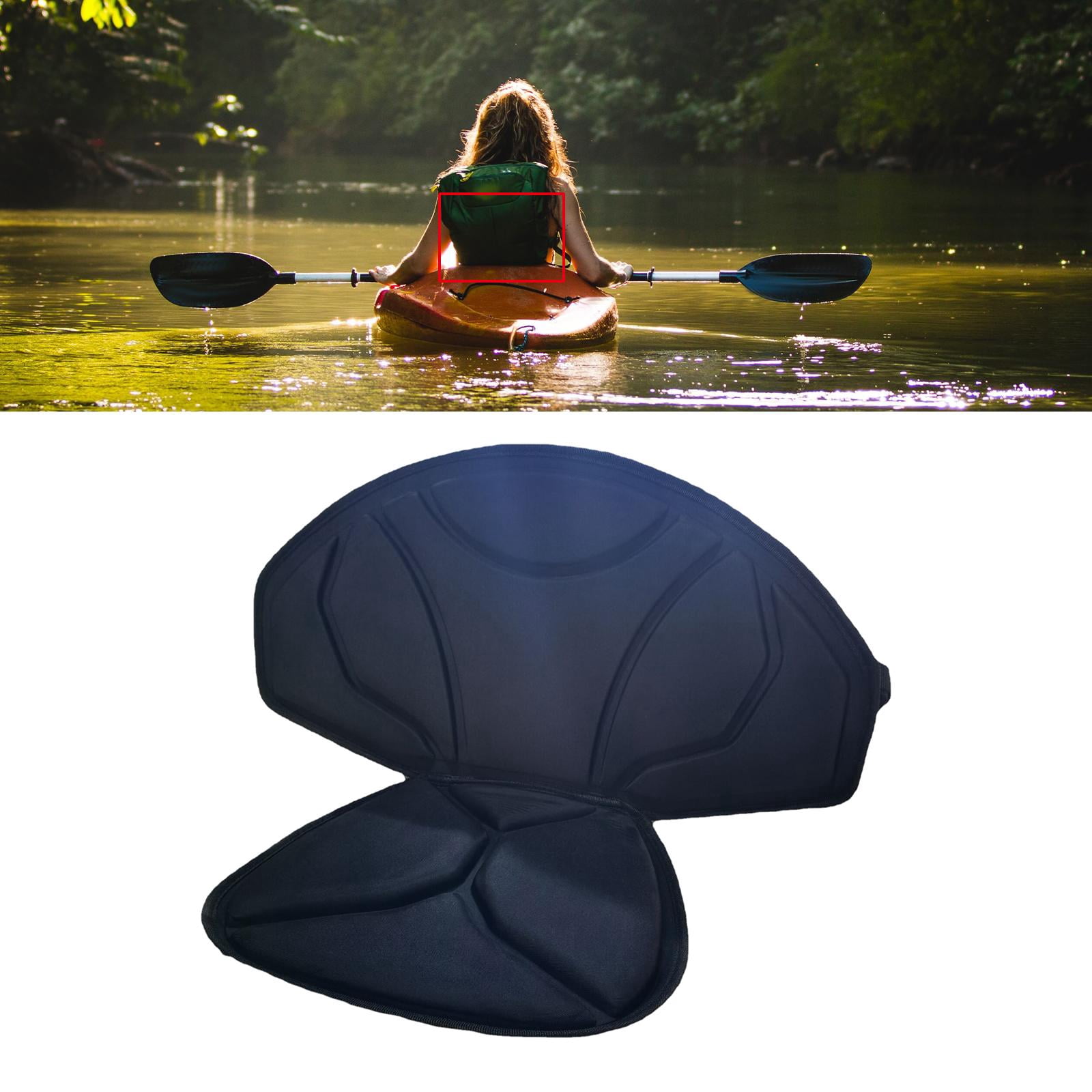 harayaa Kayak Seat Boat Seat Padded Seat Waterproof Easy to Install Canoe Seat with Back