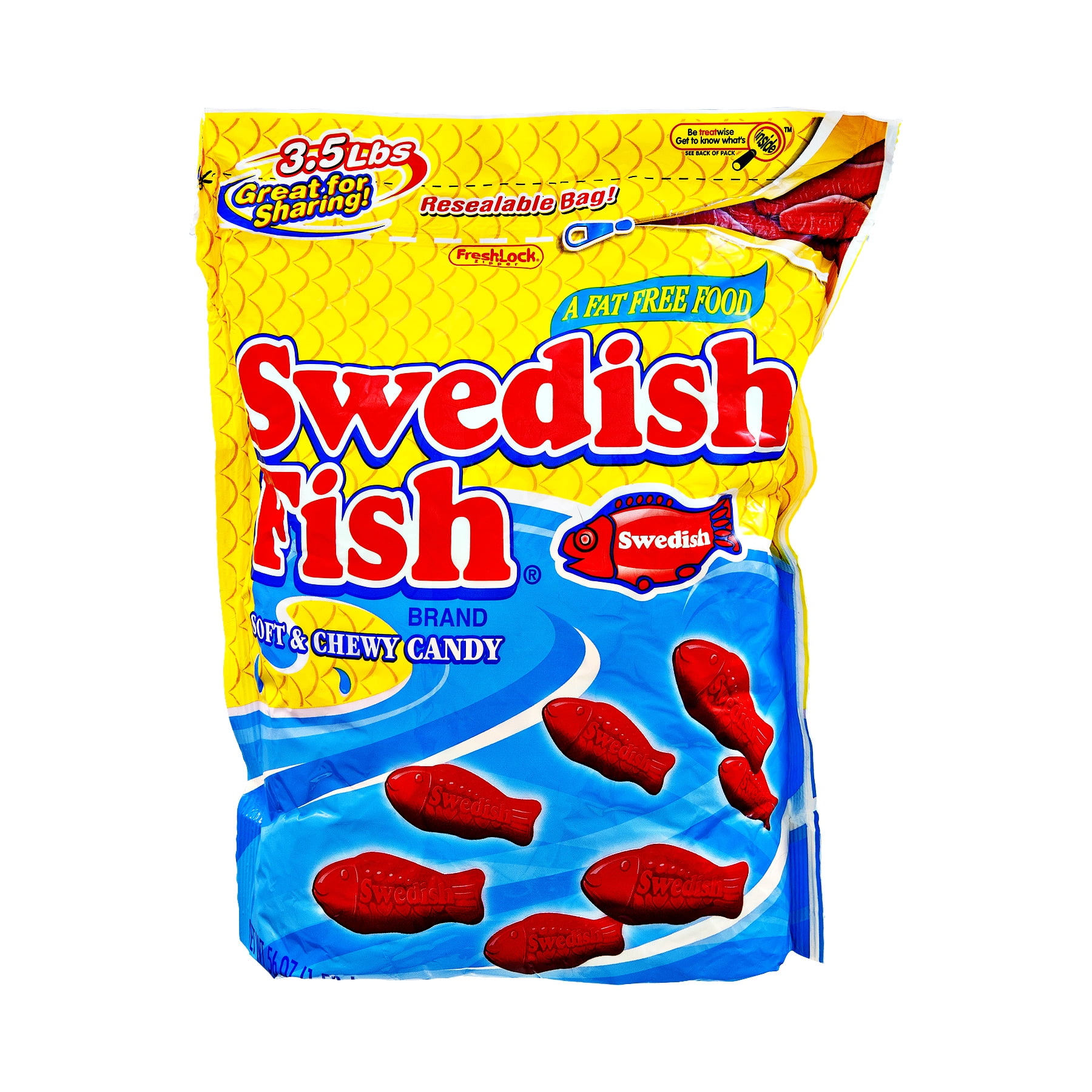 Swedish Fish Fat Free Soft & Chewy Candy, 56.0 OZ