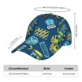thumbnail image 2 of Balery Dump Truck Gorra de béisbol de tamaño ajustable para correr, entrenar y actividades al aire libre. Gorra de papá para todas las estaciones., 2 of 6