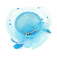 thumbnail image 4 of MESSUEN Fascinator Hat Fascinators Hats for Women Womens Dress Hats Womens Tea Party Hat Women's Church Hats Women Hats Fashion Tea Party Hats for Girls Blue One Size, 4 of 5