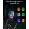 thumbnail image 2 of Comedero para colibríes HousesApp Solar, 1450 ml, vidrio soplado a mano, 2 of 7