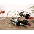 thumbnail image 4 of Nvzi Gold Metal Wine Rack Freestanding, Tabletop Wine Rack Holder, Countertop Wine Bottle Holder (Gold), 4 of 4
