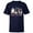 Navy, variant on Disney The Nightmare Before Christmas B&W&R Family Trip 2025 - Short Sleeve T-Shirt for Kids - Customized-Athletic Heather