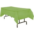 thumbnail image 2 of Let's Party! 6-pack Apple Green Rectangular tablecover/ Disposable, 2 of 2