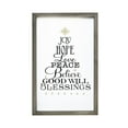 thumbnail image 1 of Merry Christmas Framed Shadow Box - Tree Typography, 1 of 9