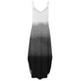 thumbnail image 5 of Npasoilc Summer Dresses For Women 2024 Long Dress Sleeveless Casual Loose V-Neck Strappy Split Beach Dresses Cover Up Long Cami Maxi Dresses Sundress With Pockets, 5 of 6