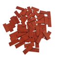 thumbnail image 1 of 100 piezas de suelo para casa de muñecas en miniatura, 4 x 1,5 cm, diseño antiguo liso. Color A, 1 of 9