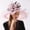 Pink, variant on HAIJIE Beach Sun Straw Hat Women Fascinator Hat Floral Tea Party Wedding Hat Roll up Bow Visor Hat Women's Large Hat Women's Floppy Hats Fisherman Hats for Men Beach Floppy Hat for Women Raffia Visor