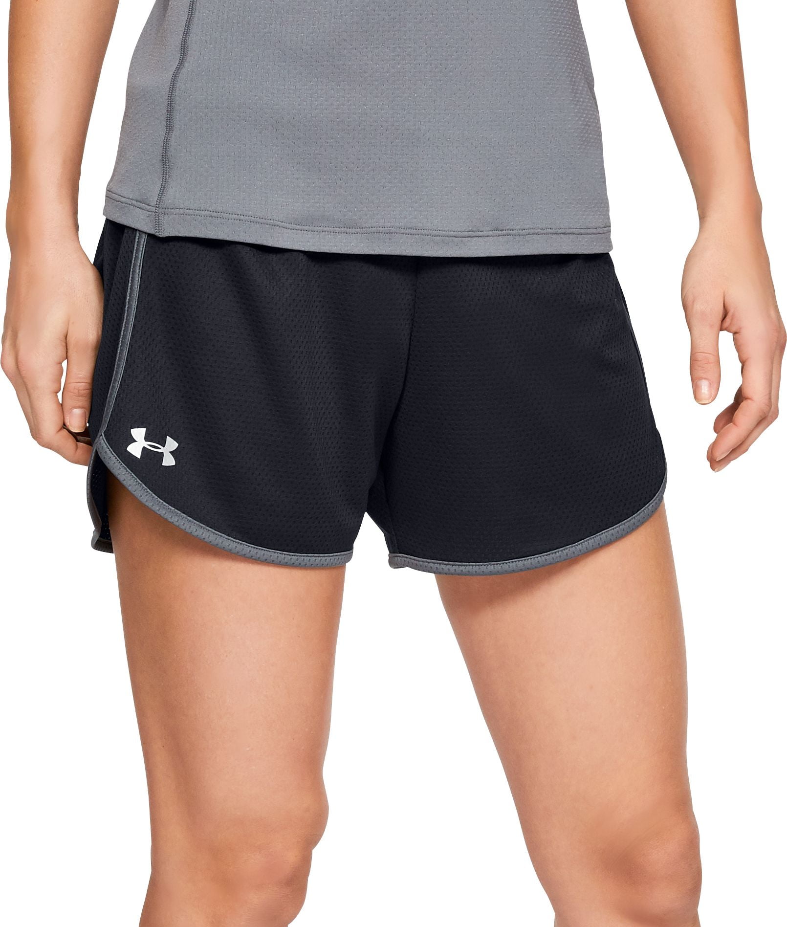 womens under armour mesh shorts