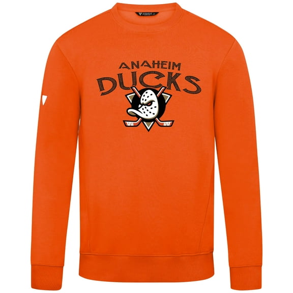 Men's Levelwear  Orange Anaheim Ducks  Zane Mission Sweatshirt