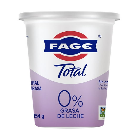 Yogurt griego Fage natural 0% 454 g