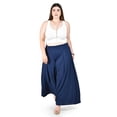 thumbnail image 4 of Pantalon tipo palazzo Roman Fashion /Tallas Extras, 2632 (Azul marino) azul marino 40, 4 of 5