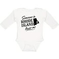 thumbnail image 3 of Inktastic Someone in Rhode Island Loves Me Boys or Girls Long Sleeve Baby Bodysuit, 3 of 5