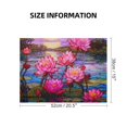 thumbnail image 2 of Shiartex  Puzzle- Flower Puzzles for Adults, Art Puzzles，Impossible Hard Challenging Puzzles for Adults, Colorful Jigsaw Puzzle(Floral Blossom) 500 PCS, 2 of 6