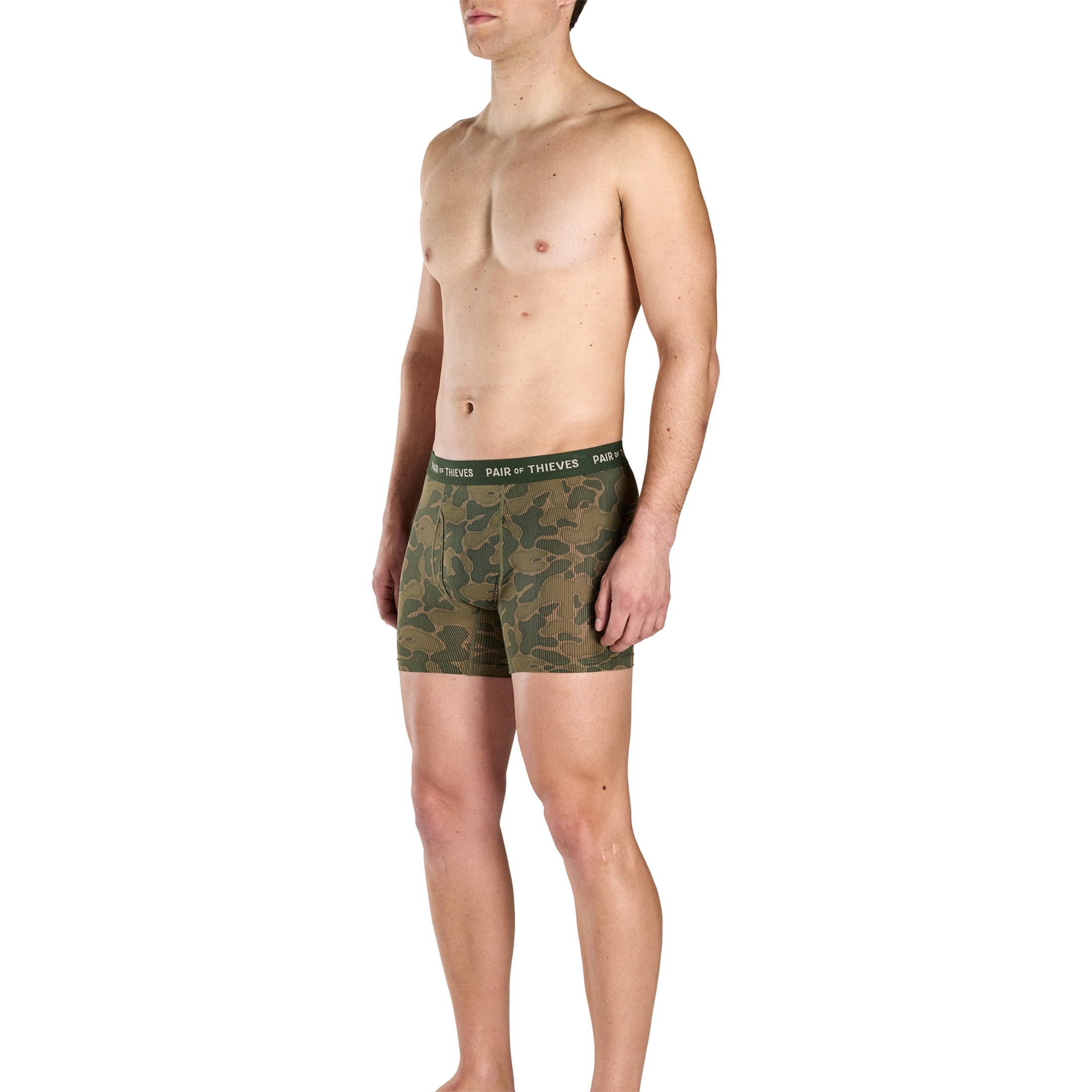 SuperFit Mesh Boxer Brief Olive 2pk L