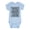LIGHT BLUE, variant on Instant Message - You Wake Me You Take Me - Infant One Piece