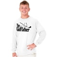 thumbnail image 5 of Funny Family The Golf Father Joke Men's Long Sleeve Tee T Shirt Brisco Brands S, 5 of 6